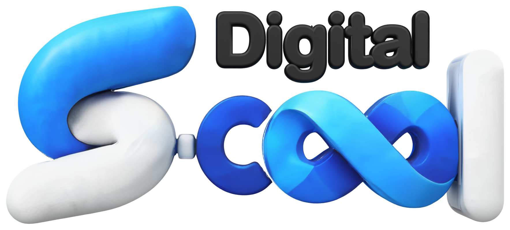 Digital S-cool 3D Logo